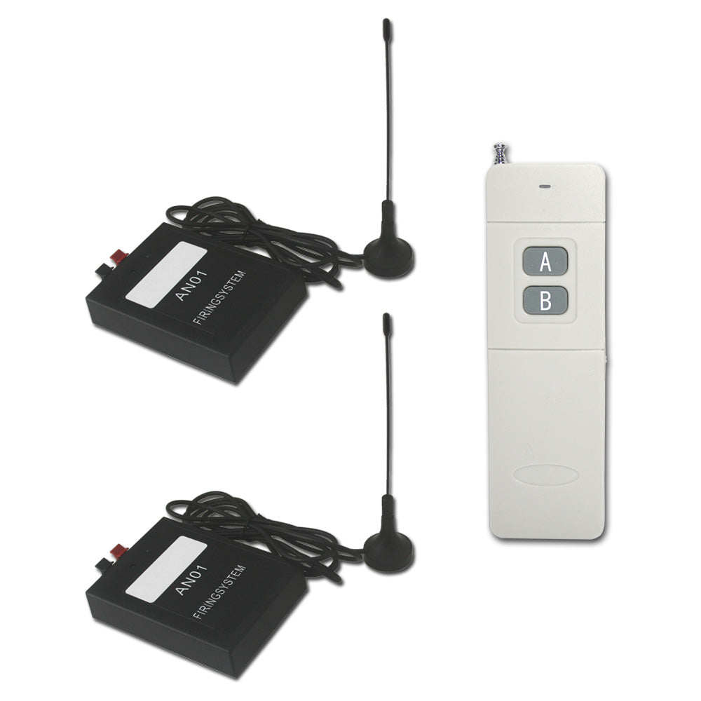 Single Wireless Remote Control Switch, 3KM Long Range DC 12V 2CH RF  Wireless Remote Control Switch System Transmitter & Receiver for Control