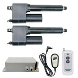 Two 50MM-700MM 8000N High Torque Linear Actuators C Synchronous Control Set (Model 0043053)