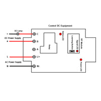 1 Channel AC High Power RF Wireless Remote Switch With Dry Contact Output (Model 0020276)