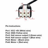 2000N Electric Linear Actuator With Built-in Hall Sensor 10 Inch 250MM Stroke (Model 0041522-1)