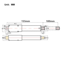 100MM Stroke Mini Electric Linear Actuator for Small-Scale Equipment