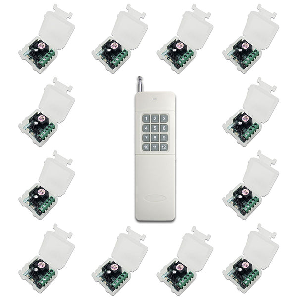 12 Channel 1000M Dry Contact Output Wireless Remote System Delay Time Adjustable (Model 0020019)