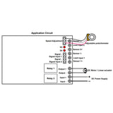 12V/24V Wireless Remote Switch Control The Direction Of Motion Speed Of The Motor Or Linear Actuator (Model 0020153)