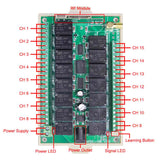 15Way DC 12V 24V Radio Remote Control Receiver With 5 Control Modes (Model 0020082)