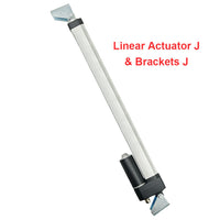 Quiet & Waterproof Linear Actuator IP67 Home and Outdoor Use 18 Inch 450mm (Model 0041941)