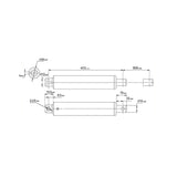 120N Telescopic Linear Actuator/Tube Linear Actuator 12 Inches 300MM Stroke (Model 0041586)