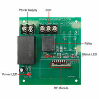 1Way RF Waterproof Receiver With AC Power Input and Dry Contact Output