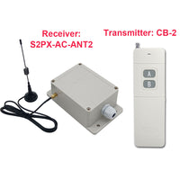 2 Way AC Wireless Remote Switch With External Magnetic Sucker Antenna