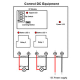 2 Channels 5 Miles 30A High Power DC Power Output RF Wireless Receiver With Remote Control Function (Model 0020113)