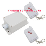 2 Channels 30A High Power Output AC Equipments Wireless Remote Switch