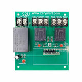 2 Channels AC 110V 220V Dry Relay Output RF Wireless Remote Receiver (Model 0020467)