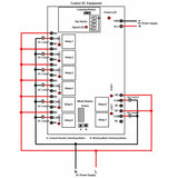 3 Miles Long Range RF Receiver With 8 Ways Dry Relay Output (Model 0020054)