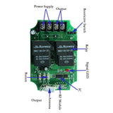 30A Wireless Remote Control Switch With  Waterproof Function For Controlling Direction of Motion of Two DC Linear Actuators or Motors (Model 0020604)