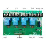 30A Large Load Relay Contact Output Wireless Receiver With Remote Function (Model 0020445)