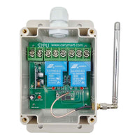 Wide Range 30A Wireless Remote Control RF Receiver With 2 Dry Relay Outputs (Model 0020338)