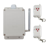 Wide Range 30A Wireless Remote Control RF System With 2 Dry Relay Output Receiver And Transmitter (Model 0020336)