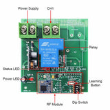 5 Miles Far Distance RF Waterproof Wireless Receiver With 30A High Power DC Power Output (Model 0020112)