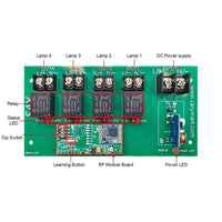 5000M Long Range Receiver With 4 Channels 10A DC Power Output