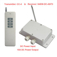 5KM 10A Long Range Radio Controlled Switch DC 8~80V Input & Output