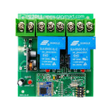 5km Long Distance DC Power Input 2 Channels High Power Dry Relay Output Receiver With Waterproof and Feedback Function (Model 0020101)