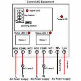 5000M 10A AC Power Input Long Range Wireless Light Switch (Model 0020691)