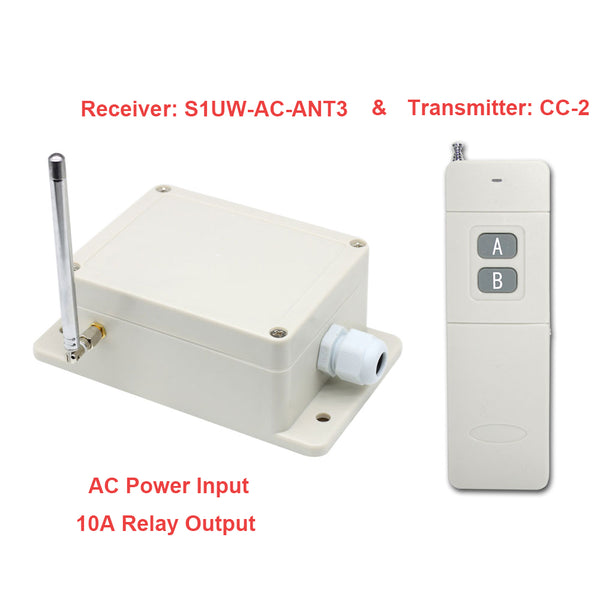 5KM Long Range Wireless Remote Switch AC Power Input