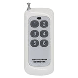 6 Channel DC 500M NO/NC Wireless Remote Receiver Transmitter With Delay Time (Model 0020017)