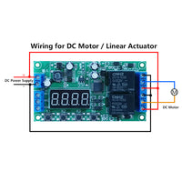 AC / DC motor automatic control module infinite loop delay