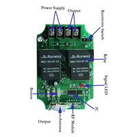 DC 12V 24V 30A RF Wireless Remote Switch With Waterproof Function For Linear Actuator Or Motor (Model 0020601)