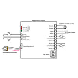 DC12V 24V Wireless Remote Switch Control The Direction Of Motion Speed Of The Motor Or Linear Actuator (Model 0020151)