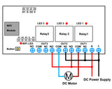 Electric Garage Door Rolling Gate WiFi Smart Wireless Control Switch With Timing Function (Model 0022008)