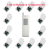 DC 0-99 Seconds Time Delay Switch 1 Remote 12 Receiver Kit