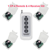 DC 0-99 Seconds Time Delay Switch 1 Remote 4 Receiver Kit