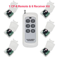 DC 0-99 Seconds Time Delay Switch 1 Remote 6 Receiver Kit