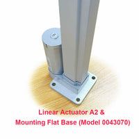 2000N Thrust Electric Linear Actuator With Built-in Potentiometer and Position Feedback Stroke 1.2 Inch 30MM (Model 0041661)