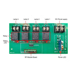 Four Control Modes RF Receiver With 4 Way AC Power Output