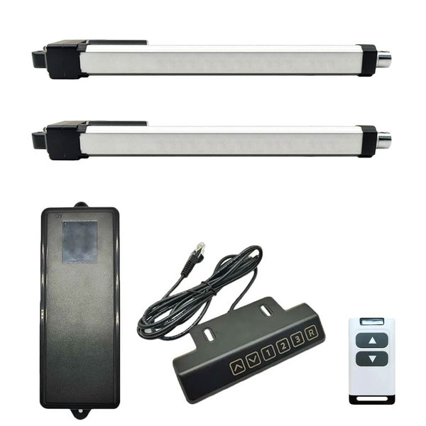 Two Quiet & Waterproof Electric Linear Actuators J Synchronous Control Set