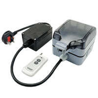 UK Standards IP66 Waterproof Power Outlet With Remote Switch