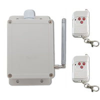 Wide Range 30A AC Wireless Remote Control RF System With 2 Dry Relay Output Receiver And Transmitter (Model 0020358)