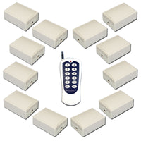 12 CH Transmitter Control 12 Receivers 433MHz Reomte Control System