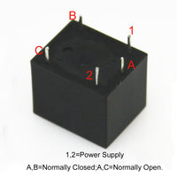 10A 5V/ 9V/12V/24V Relay- Normally Open / Normally Closed (Model 0040014)