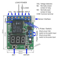 Intelligent Temperature Control Relay Controller with Voltage Detection / Time Control Function (Model 0025001)