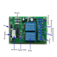 DC Motor Controller One 12-Button Transmitter Remote Control Four Motors Rotation (Model 0020607)