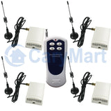 One Remote Control Four Receivers Wireless RC System Self-locking Mode Control (Model 0020284)