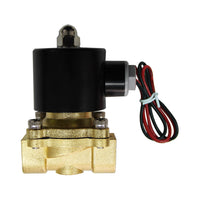 DC / AC Brass NC Electric Solenoid Valve For Gas or Liquid (Model 0022104)