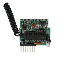 4 Channel High level Output Super Regeneration RF Receiver Module With Decoder (Model 0020316)