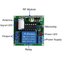 1 Channel 50M Wireless DC Remote Control switch With Interlocking Mode (Model 0020067)