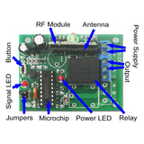 Self-locking/Momentary/Interlocking Change Modes Radio Receiver (Model 0020492)