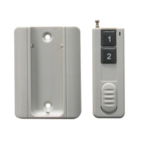 2 Buttons Wireless RF Remote Control /Transmitter With Wall Mounted Support (Model 0021056)