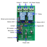 2 Way DC 30A High Output Waterproof Receivers One-To-Many (Model 0020750)